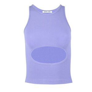 Sandy Liang Riblet Tank in Lilac
